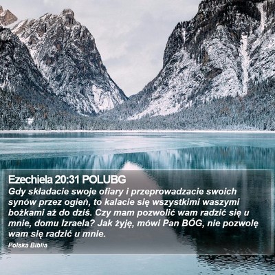 Ezechiela 20:31 POLUBG Bible Verse Image