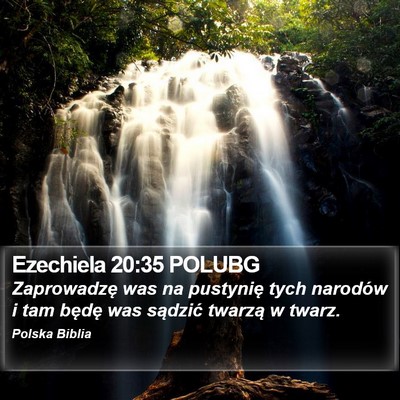 Ezechiela 20:35 POLUBG Bible Verse Image