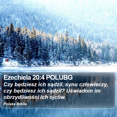 Ezechiela 20:4 POLUBG Bible Verse Image