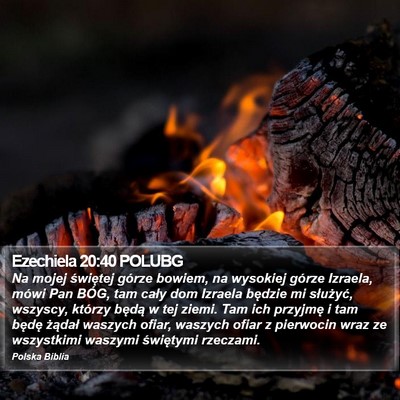 Ezechiela 20:40 POLUBG Bible Verse Image