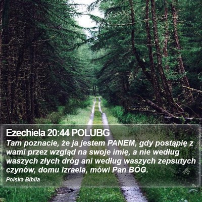 Ezechiela 20:44 POLUBG Bible Verse Image