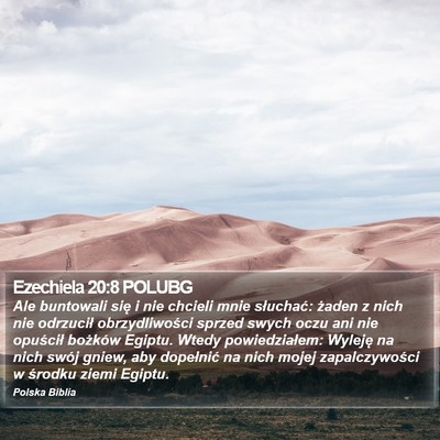 Ezechiela 20:8 POLUBG Bible Verse Image