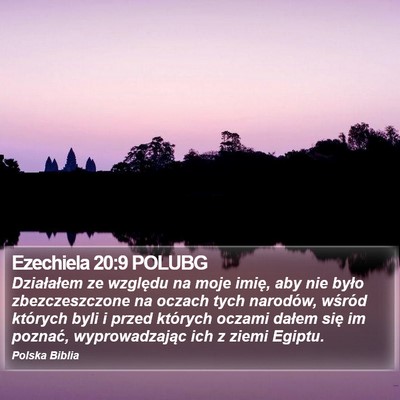 Ezechiela 20:9 POLUBG Bible Verse Image