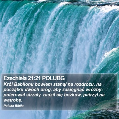 Ezechiela 21:21 POLUBG Bible Verse Image