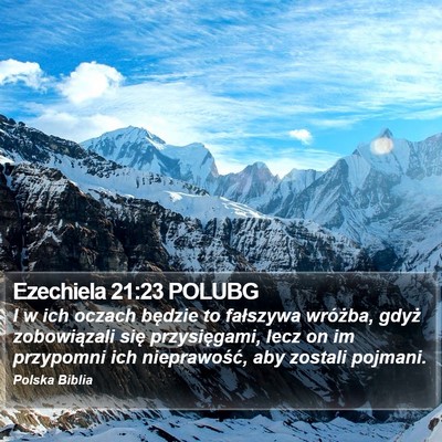 Ezechiela 21:23 POLUBG Bible Verse Image
