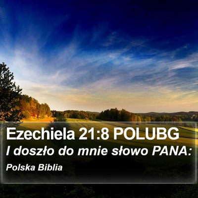 Ezechiela 21:8 POLUBG Bible Verse Image