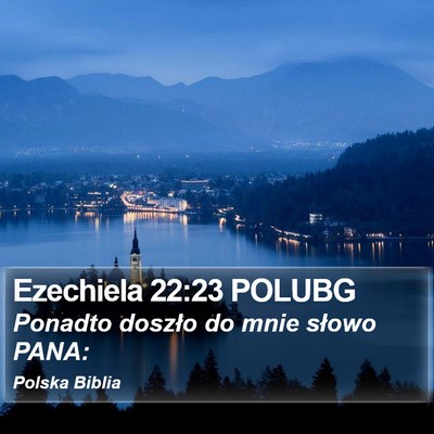 Ezechiela 22:23 POLUBG Bible Verse Image