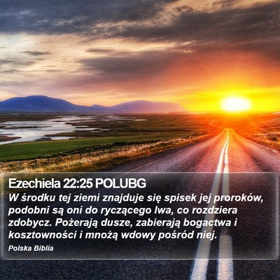 Ezechiela 22:25 POLUBG Bible Verse Image