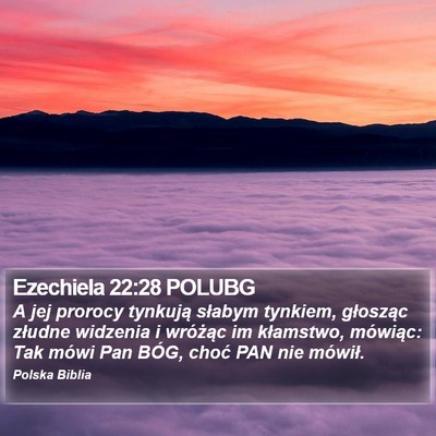 Ezechiela 22:28 POLUBG Bible Verse Image