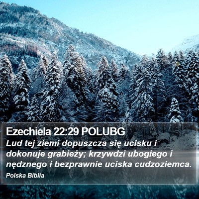 Ezechiela 22:29 POLUBG Bible Verse Image