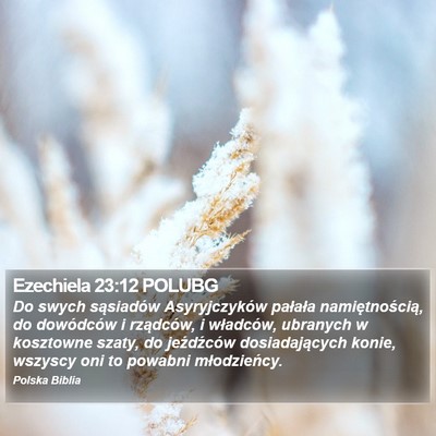 Ezechiela 23:12 POLUBG Bible Verse Image