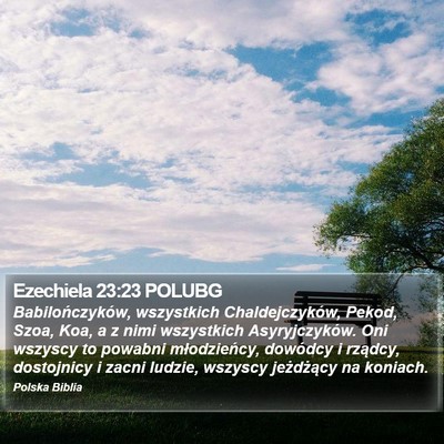 Ezechiela 23:23 POLUBG Bible Verse Image