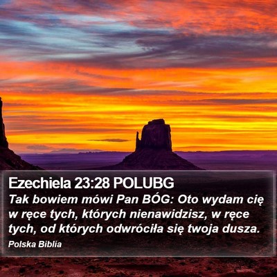 Ezechiela 23:28 POLUBG Bible Verse Image