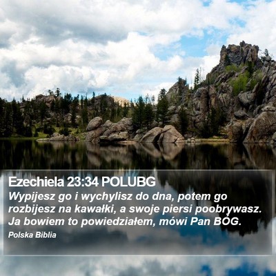 Ezechiela 23:34 POLUBG Bible Verse Image
