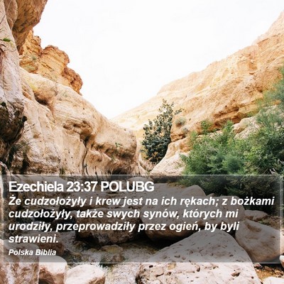 Ezechiela 23:37 POLUBG Bible Verse Image