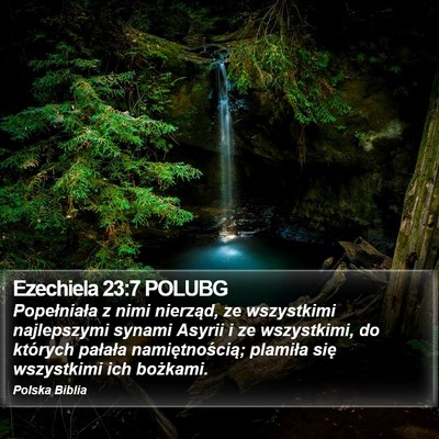 Ezechiela 23:7 POLUBG Bible Verse Image