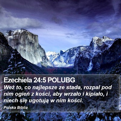 Ezechiela 24:5 POLUBG Bible Verse Image
