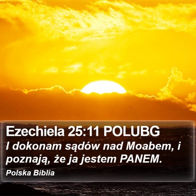 Ezechiela 25:11 POLUBG Bible Verse Image