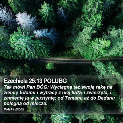 Ezechiela 25:13 POLUBG Bible Verse Image