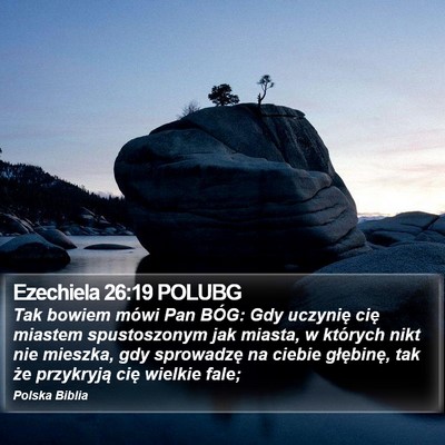 Ezechiela 26:19 POLUBG Bible Verse Image