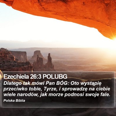 Ezechiela 26:3 POLUBG Bible Verse Image