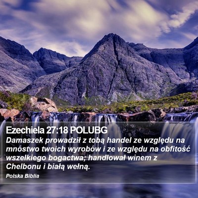 Ezechiela 27:18 POLUBG Bible Verse Image