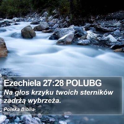 Ezechiela 27:28 POLUBG Bible Verse Image
