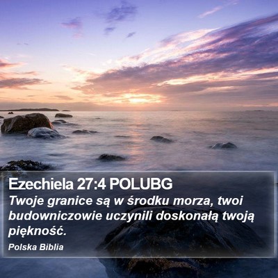 Ezechiela 27:4 POLUBG Bible Verse Image