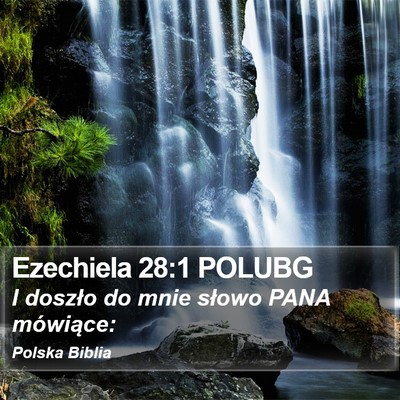 Ezechiela 28:1 POLUBG Bible Verse Image