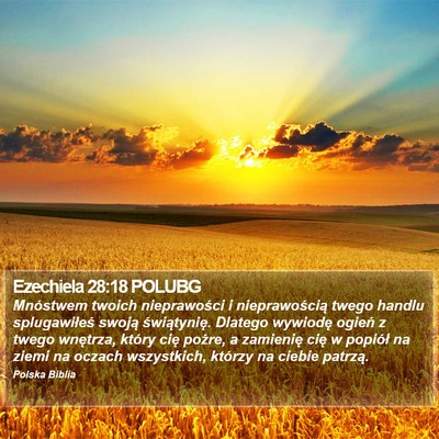Ezechiela 28:18 POLUBG Bible Verse Image