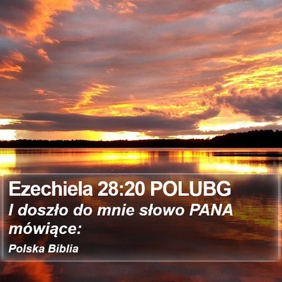 Ezechiela 28:20 POLUBG Bible Verse Image