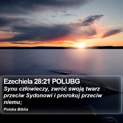 Ezechiela 28:21 POLUBG Bible Verse Image