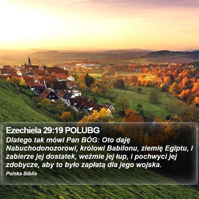 Ezechiela 29:19 POLUBG Bible Verse Image