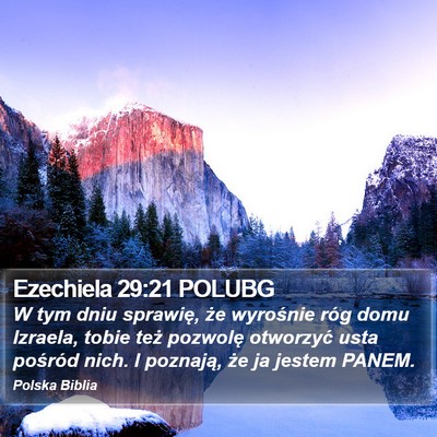 Ezechiela 29:21 POLUBG Bible Verse Image