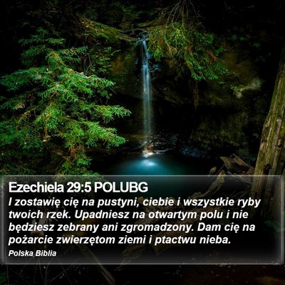 Ezechiela 29:5 POLUBG Bible Verse Image