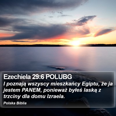 Ezechiela 29:6 POLUBG Bible Verse Image