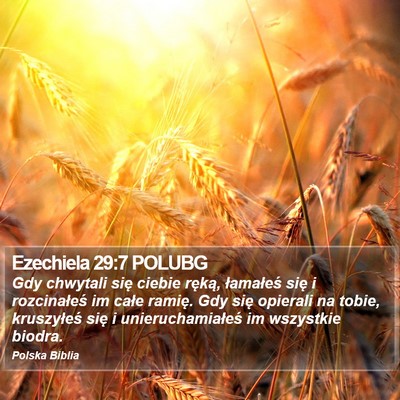 Ezechiela 29:7 POLUBG Bible Verse Image