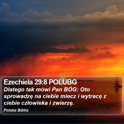 Ezechiela 29:8 POLUBG Bible Verse Image
