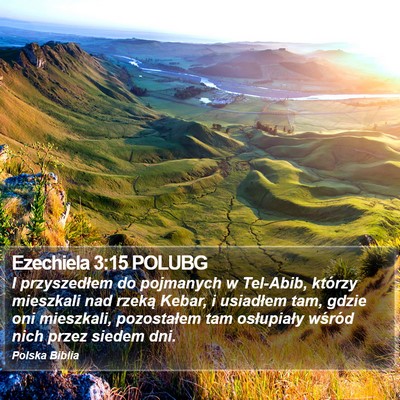 Ezechiela 3:15 POLUBG Bible Verse Image
