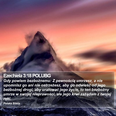 Ezechiela 3:18 POLUBG Bible Verse Image
