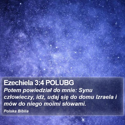Ezechiela 3:4 POLUBG Bible Verse Image
