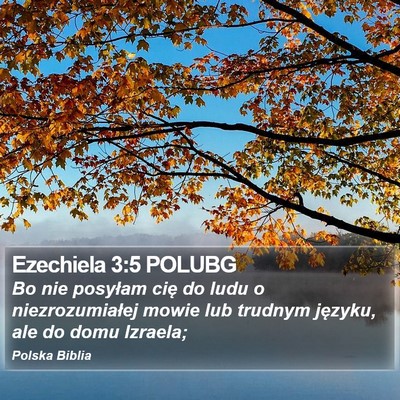 Ezechiela 3:5 POLUBG Bible Verse Image