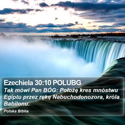 Ezechiela 30:10 POLUBG Bible Verse Image