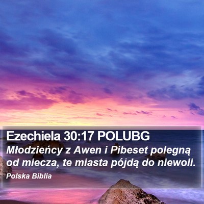 Ezechiela 30:17 POLUBG Bible Verse Image