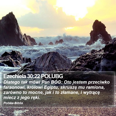 Ezechiela 30:22 POLUBG Bible Verse Image