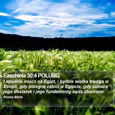 Ezechiela 30:4 POLUBG Bible Verse Image