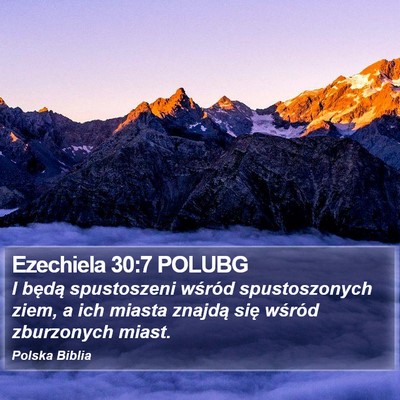 Ezechiela 30:7 POLUBG Bible Verse Image