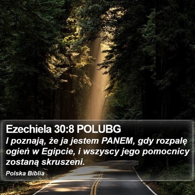 Ezechiela 30:8 POLUBG Bible Verse Image