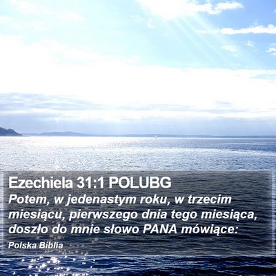 Ezechiela 31:1 POLUBG Bible Verse Image