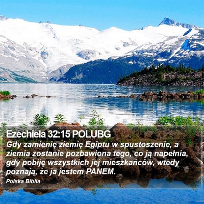Ezechiela 32:15 POLUBG Bible Verse Image